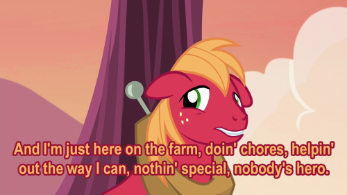 mylittlenanaki:Recurring brother trait in MLP: insecurity because their sibling is a nationally recognized hero that’s saved Equestria a million times.