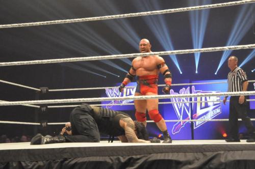 rwfan11:  ….Roman, I think Ryback is hungry….and not for food! …you better get up fast! :-)
