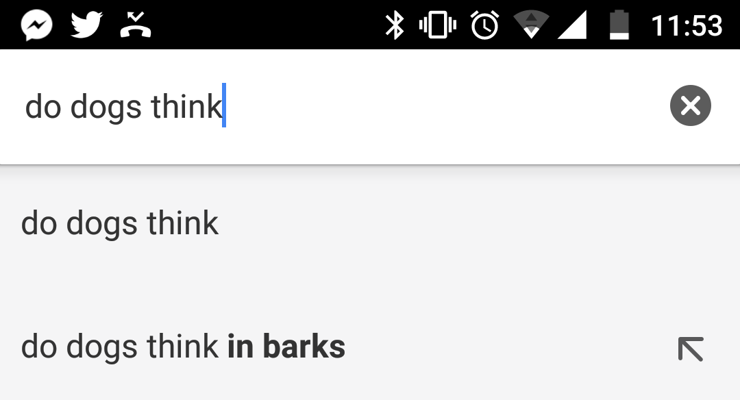 lumnch:I was trying to look up if dogs think they’re people and I found a much