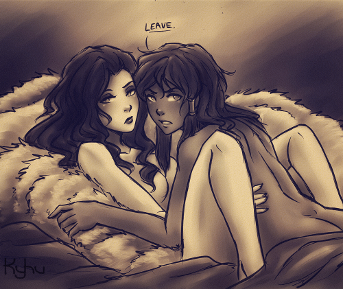 iahfy:  reupload of some older korrasami stuff from my old account  <3 <3 <3 <3