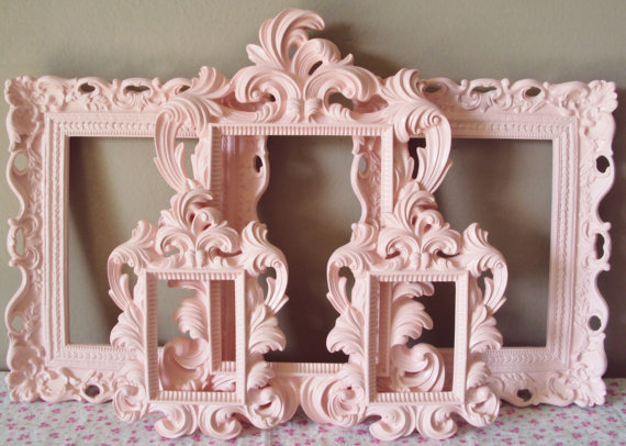 bombisbomb:  Ornate Pink Frame Set (5) $148