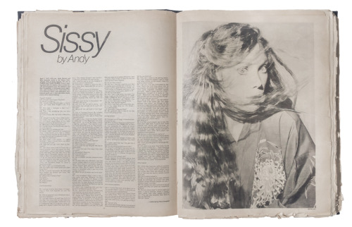 nightclubsinger:The images from this interview with Sissy Spacek, conducted by Andy Warhol and Bob Colacello for Interview Magazine, April 1977
