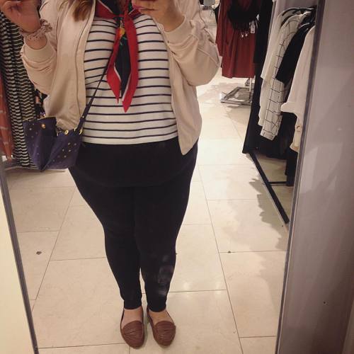 #ootd with dream jacket that i had to leave at #forever21 #wiwt #fatshion #fat #curvesreign #dangero