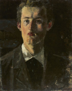 grundoonmgnx: Edvard Munch, Self-Portrait,