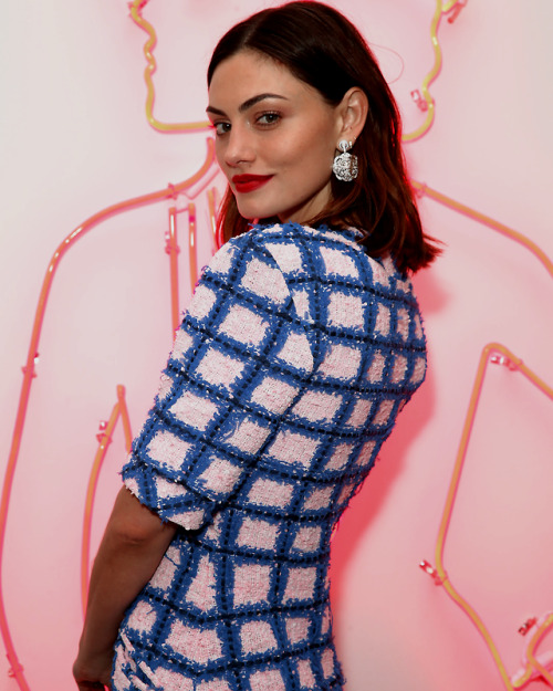 beesolively: Phoebe Tonkin attending Chanel beauty house celebration — 2018.  