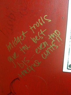 hispanicathedisc0:  Tales from the bathroom wall of a std ridden dive bar.