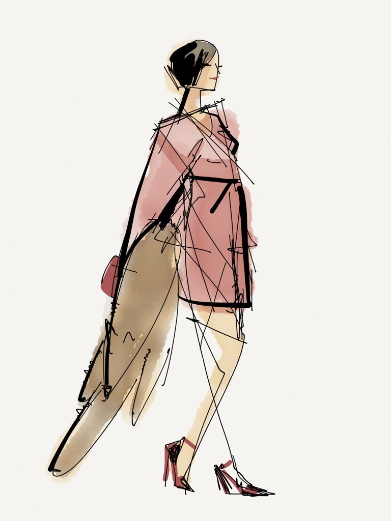 Marc Jacobs SS12  sketch and pixel