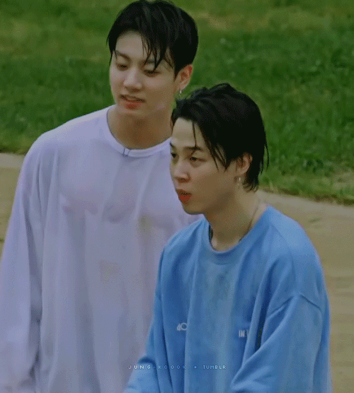 Jungkook’s His Wet Hair And Wet Shirt…  I’M LOSING MY MIND 