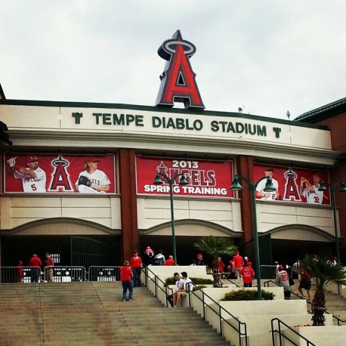 Visiting my old employer. #SpringTraining #LosAngeles #Angels #Anaheim #Tempe #Arizona #MLB #Basebal