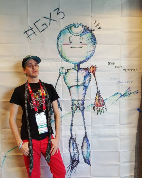 Missing #GaymerX today. Did this cool mural drawing at #gx3 a few years back. Wish there were other 