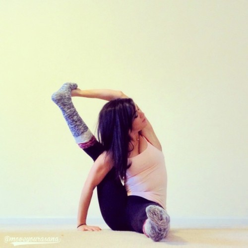 moveyourasana: Leftover from the other day. So so so sleepy after A LOT of teaching today. #yoga #yo