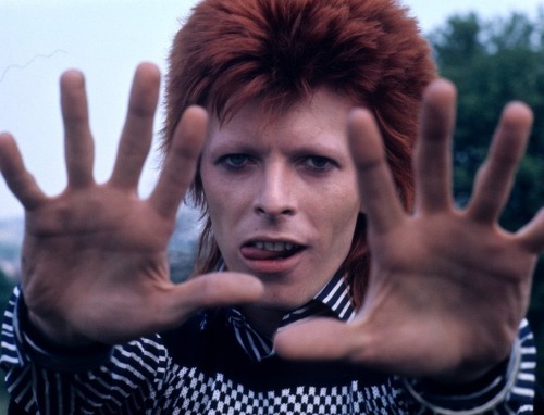 David Bowie photographed by Roger Bamber, 1973.