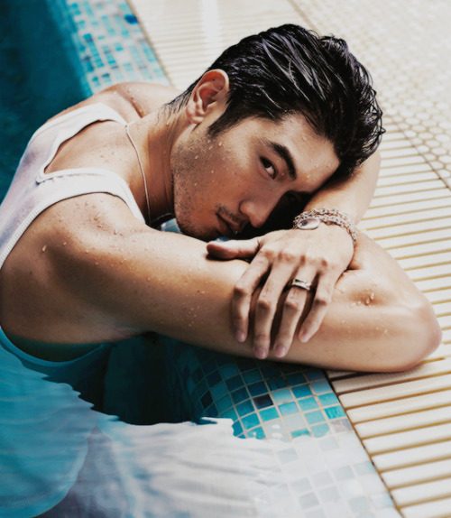 Porn photo junglc:  Godfrey Gao for Harpar’s Bazaar