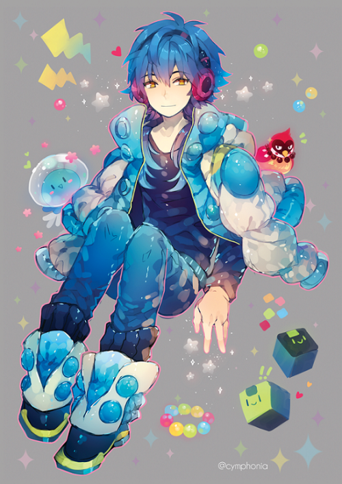 cymphony:an old doodle i tidied up for printing! luckily lots of people liked dmmd haha you guys wer