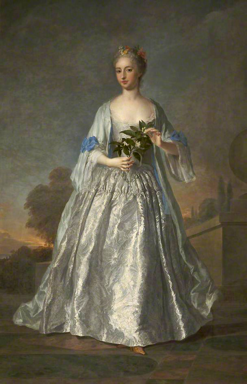 Portrait of a Lady Dressed in White Alexis-Simon Belle, 1718