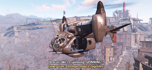 thelifeinmyshadesofgrey:How To Fly A Vertibird by Tinker Tom and Deacon