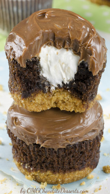 do-not-touch-my-food:  Hershey S’mores Cupcakes