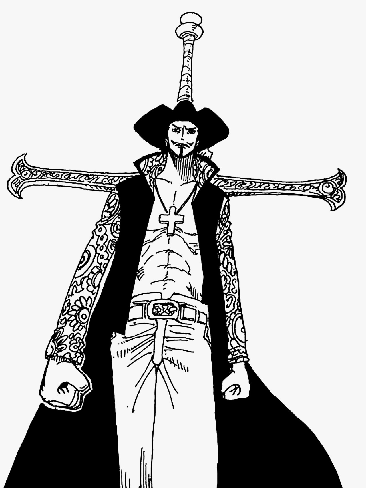 Dracule Mihawk ❌  One piece manga, One piece series, One peice anime