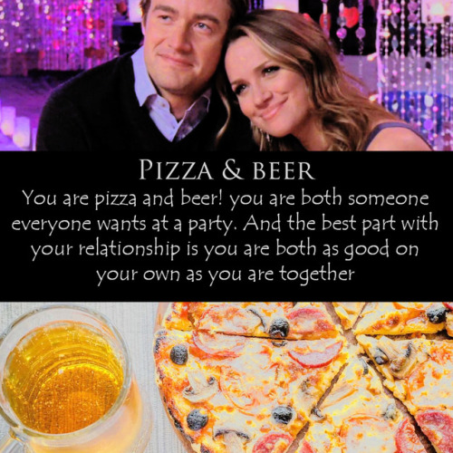 OTH couples as food.Credit to a BuzzFeed quiz