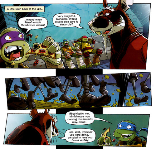 anpan-chan:A few more panels from the TMNT UK magazine xD Omg I remember collecting these comics whe