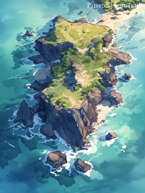 Coastal Beaches Map Pack ~ A Breathtaking Coastal Landscape Unfolds With Towering Cliffs Draped In Emerald