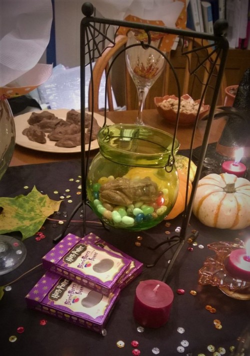 HAPPY THANKSGIVING! (in Canada at least haha)  Our thanksgiving was harry potter themed! We had floa