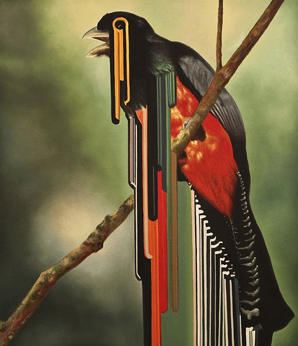 generic-art:  from the Bird Rib series of oil paintings by Maurizio Bongiovanni