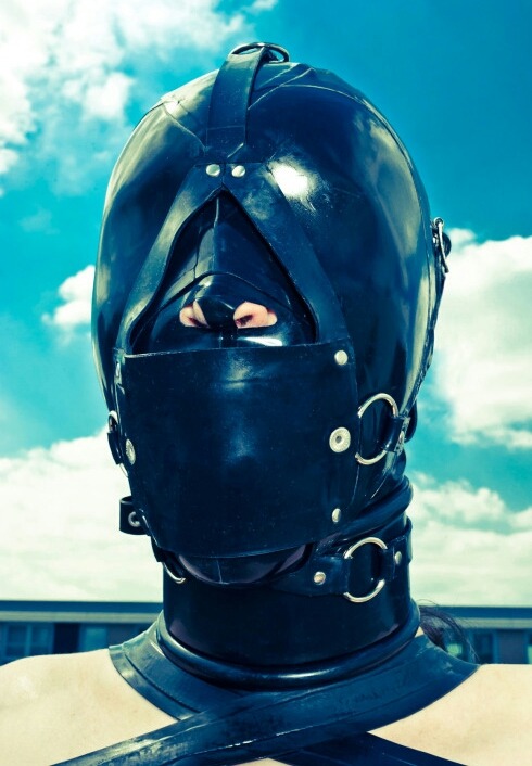Look at you, so pretty all buckled up. I bet you feel in your natural state when you’re so helpless; no sight, barely any sound, and no way to talk except to mmph at me. I’ll be sure you finish with the rest of your body too, I’m sure that’s what
