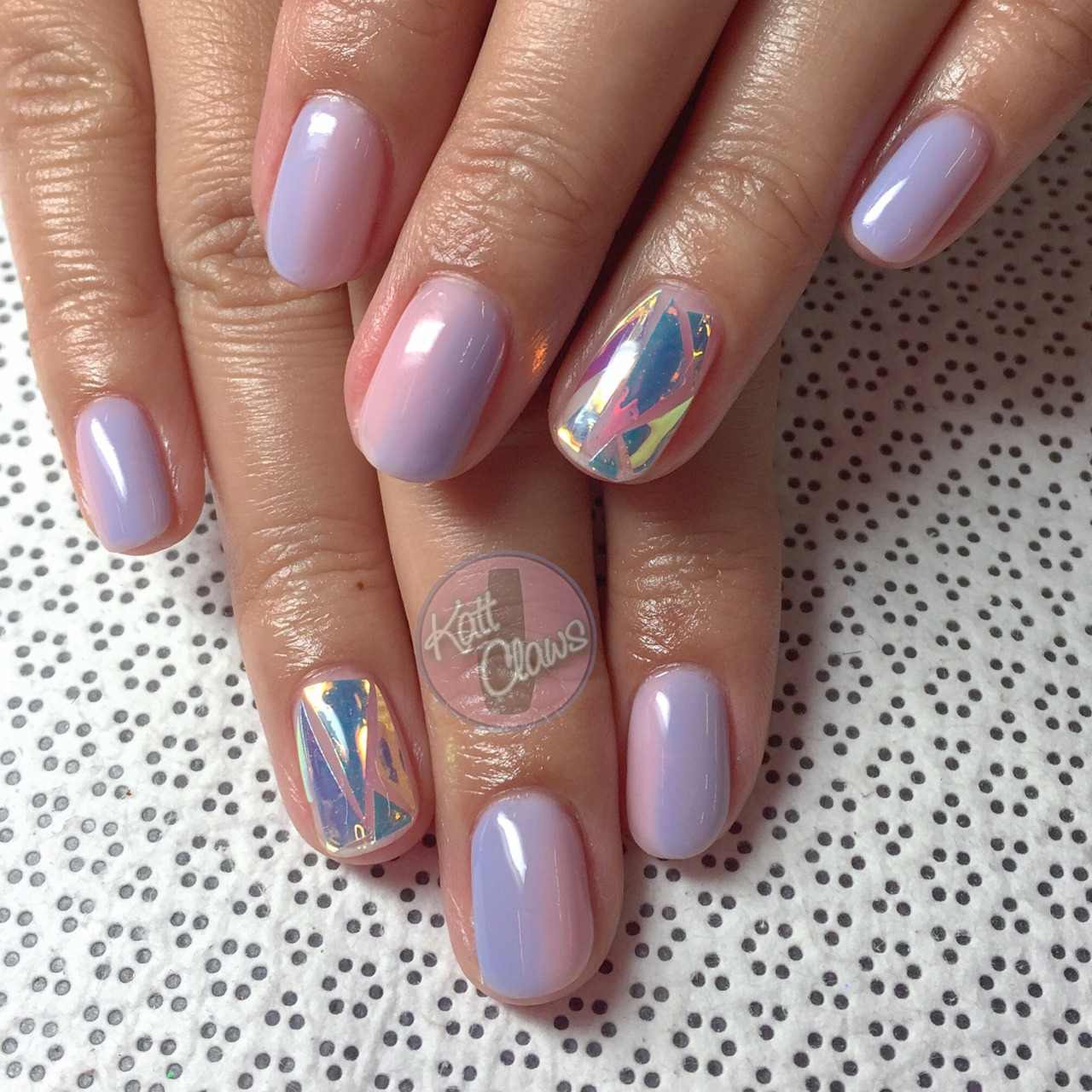 Holographic Shattered Glass Nail Art Tutorial Even Beginners Can Do