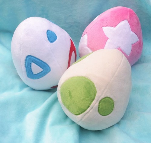 follylolly:  Pokemon eggs are now available!  You can buy them [here]! :D Currently we have generic, Cleffa and Togepi patterns, but more are in the works!  We’re going in order of what has been most requested, so Dratini and Eevee will be next :) 