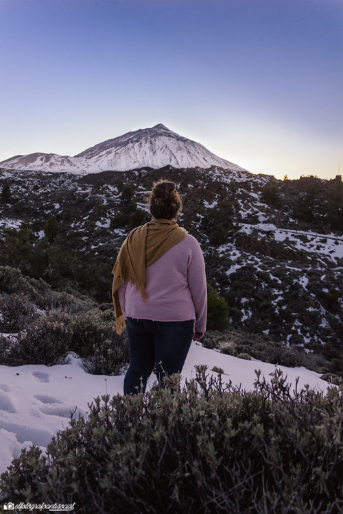 Paisaje nevado. Tenerife, 2018 Elfotografoantisocial