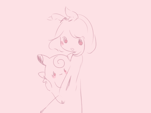 meltychan: Me and My Clefairy.
