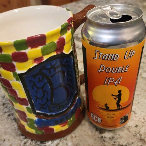 A cold winter night calls for something summery and juicy like Stand Up Double IPA by Golden City Br