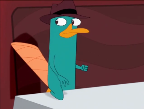 laughing-llama: slytherin-starkid-of-tardis:  phinflynn:   “Ah, Perry the platypus!” “What an unexpected -“ “WAIT, WAIT, WAIT!” “You’re trapped!” “By societal convention!” “Look! We’re in a fine dining environment. Everyone knows