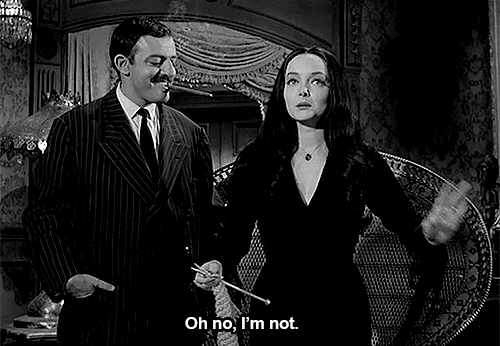 notlostonanadventure:  dialnfornoir:  The Addams Family  Anxiety