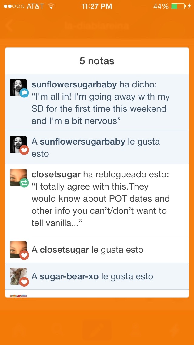 sunflowersugarbaby do you have any SB or vanilla friends who you can tell? Even like