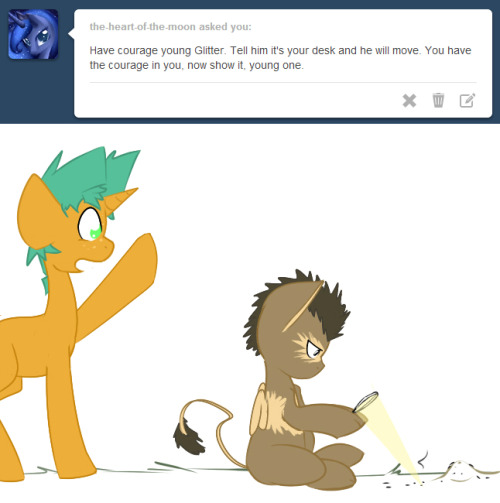 ask-glittershell:  Easier said than done…  x3