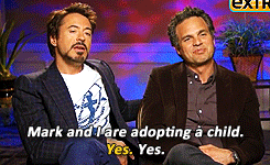 ruffaloon:  &ldquo;Is your friendship with Robert Downey Jr. in real life as