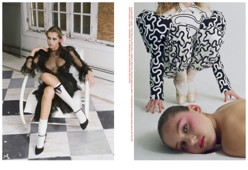 morningmode:  MARFA Models Solveig Mork Hansen and Ebonee Davis are captured by Brianna Capozzi for 