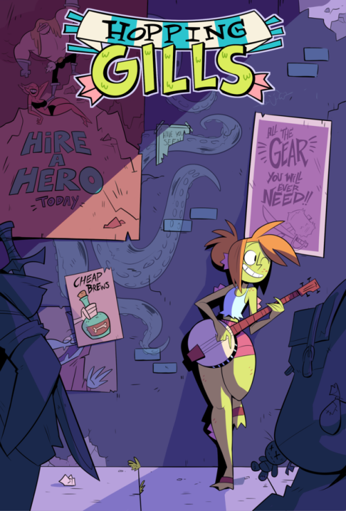 hernyart: Yo guys. Hopping Gills starts up next Friday.First update will most likely be a couple of 