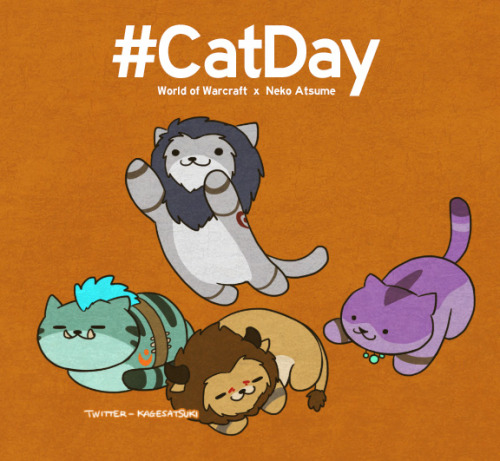 kagesatsuki:  Happy #CatDay, @Warcraft :D adult photos