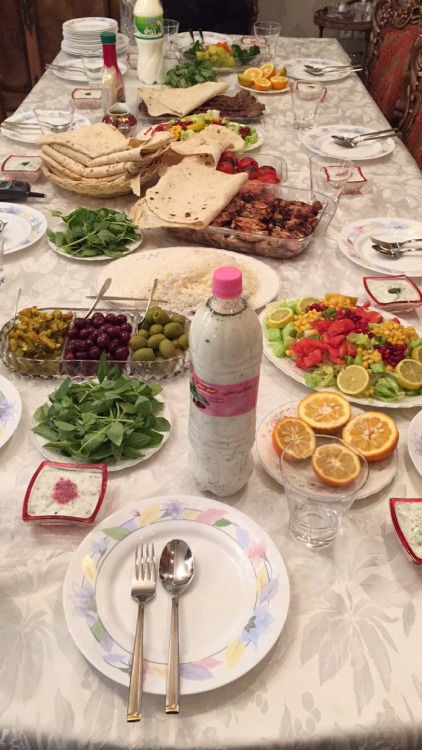 iranian-diaspora:Homemade Persian food!! It tastes even better in Iran.Tehran, Iran