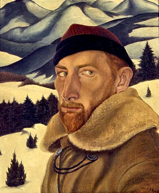  ‘Self Portrait’ by Arnold Wiltz painted in 1925  