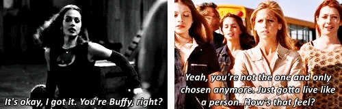 marshmallow-the-vampire-slayer:  Buffy the Vampire Slayer - First and Last lines