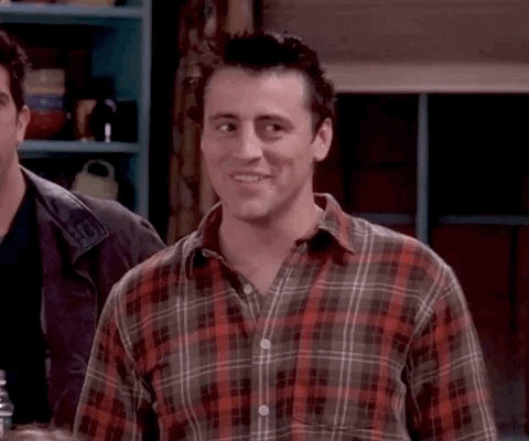 Image tagged with joey gif joey tribbiani friends on Tumblr