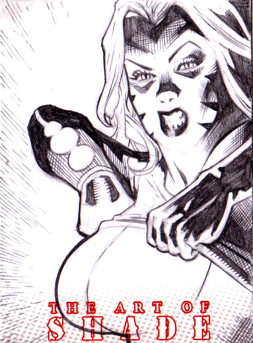Porn Pics Mighty Endowed ACEO sketch card by sintheticreality
