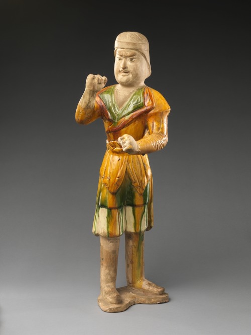 fishstickmonkey:Figure of a GroomPeriod:Tang dynasty (618–907)Date:ca. late 7th–first ha