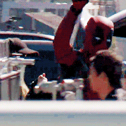 legendofrii:hultron:  Between takes - ‘Deadpool’ filming on April 7th, 2015