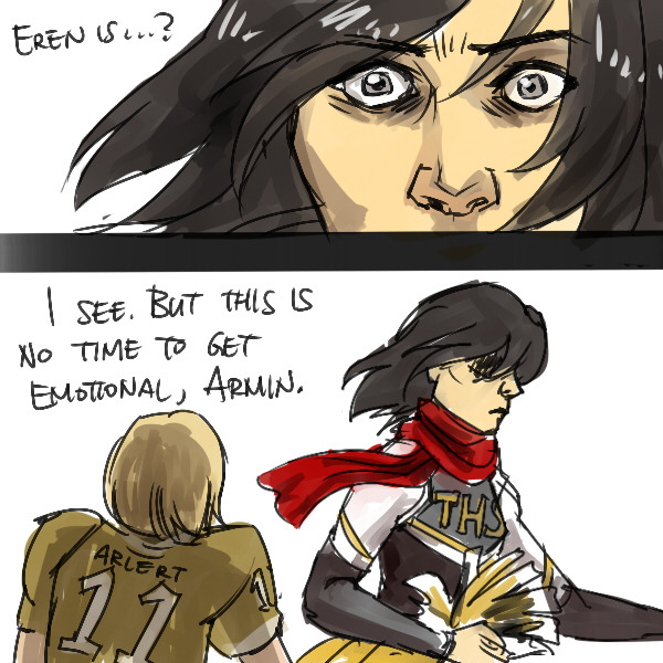 payroo: why mikasa was banned from the cheerleading squad but was begged to join
