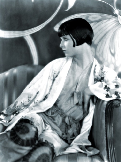 vintagepri:“There is no Garbo! There is no Dietrich! There is only Louise Brooks!” (Henr